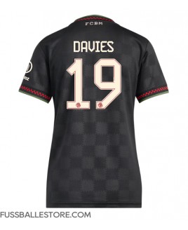 Günstige Bayern Munich Alphonso Davies #19 3rd trikot Damen 2025-26 Kurzarm
